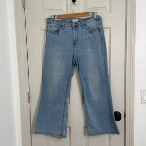 Curve Appeal Jeans Womens 12/31 Blue Bootcut High-Rise Stretch Casual Comfort